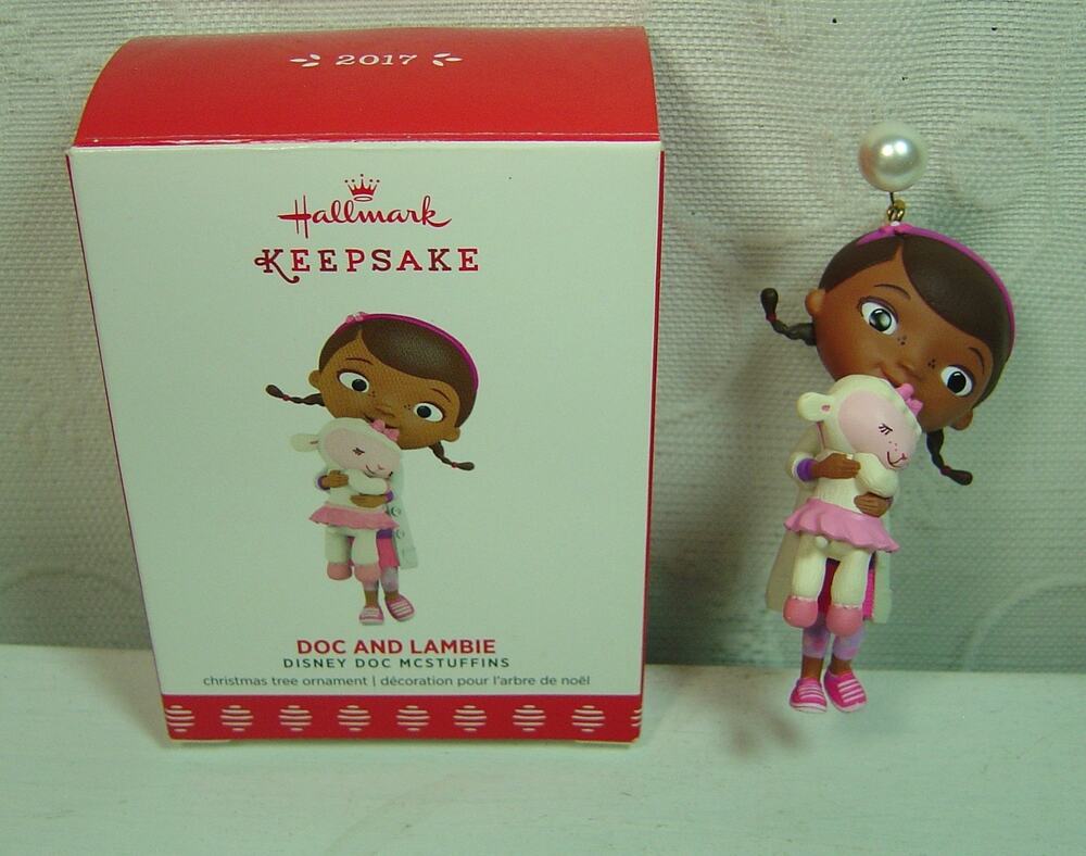 HALLMARK ORNAMENT--DOC & LAMBIE DISNEY DOC MCSTUFFINS-2017